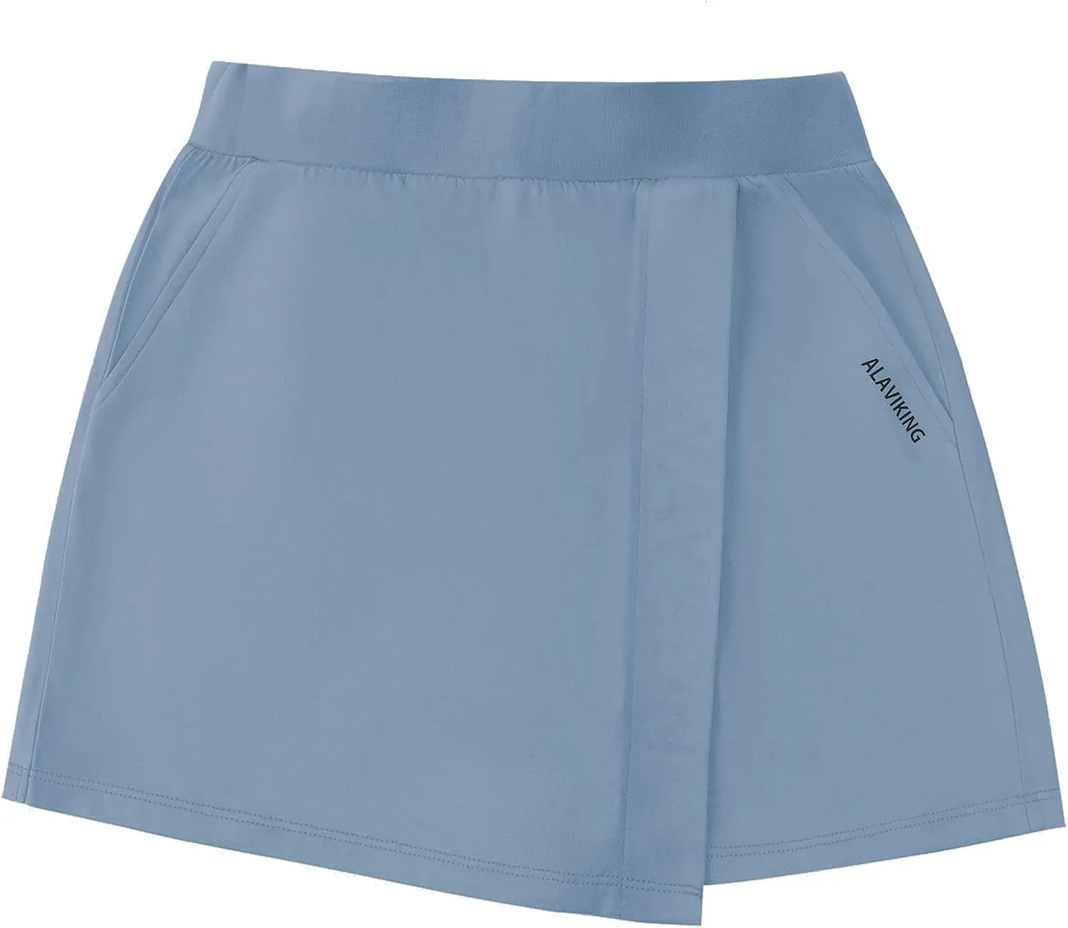ALAVIKING Girls Athletic Skirt Cotton Active Tennis Skort Running Workout Skort Skirts Size 3-12 Years