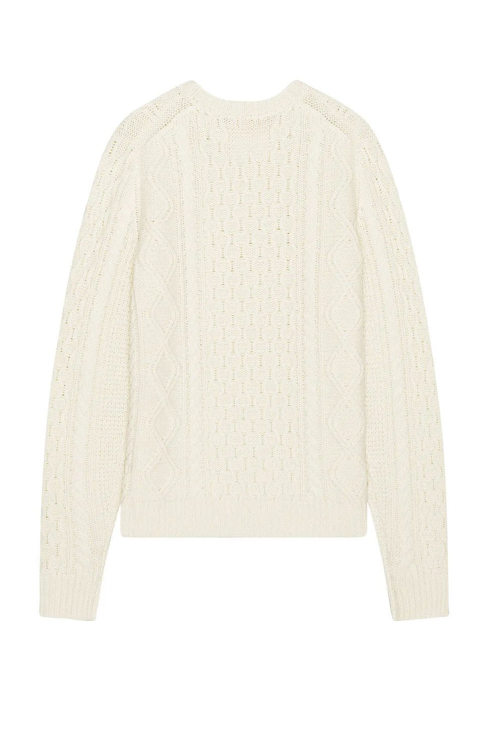 Allday Cable Crew Neck Sweater in Cashmere Blend