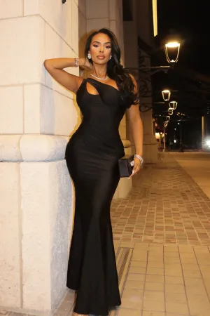 As You Know It Maxi Dress - Black