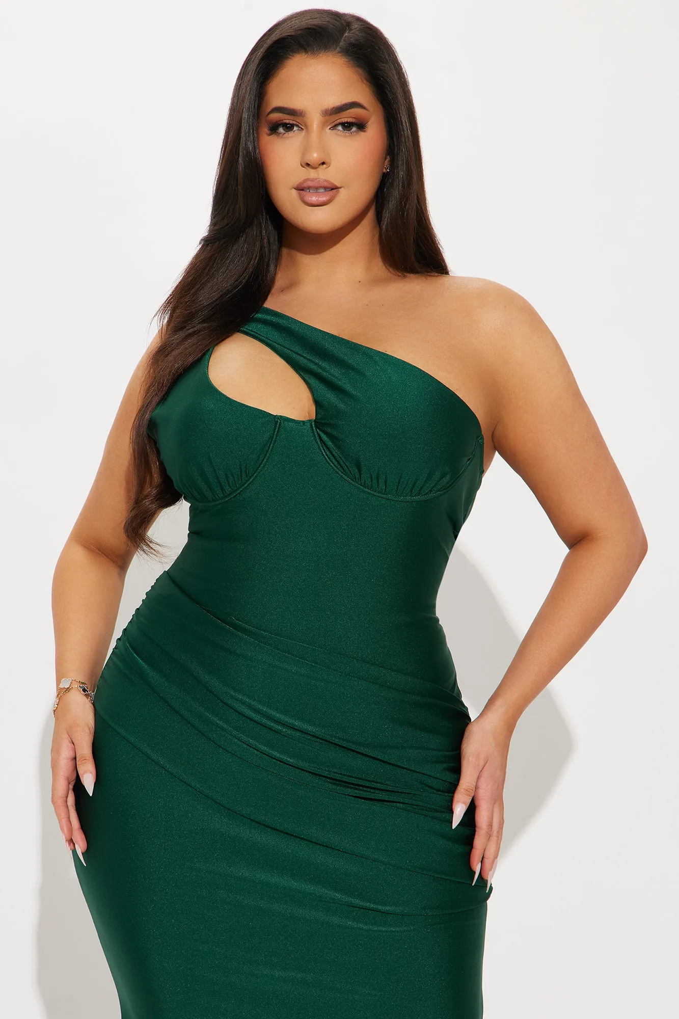 As You Know It Maxi Dress - Hunter