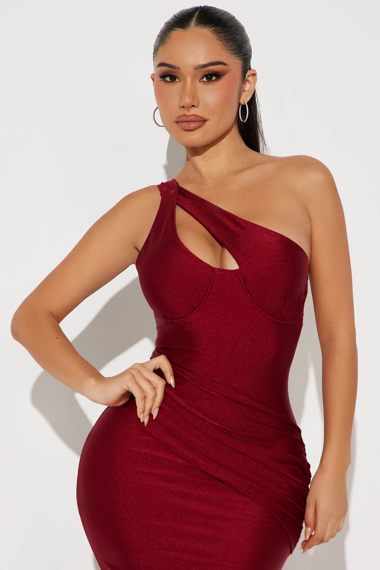 As You Know It Maxi Dress - Wine