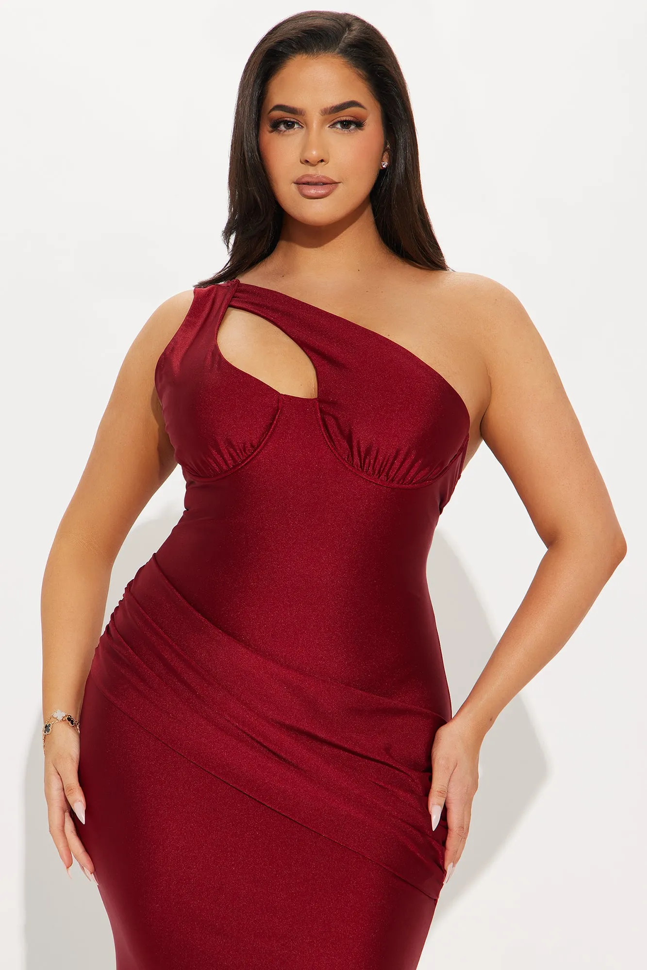 As You Know It Maxi Dress - Wine
