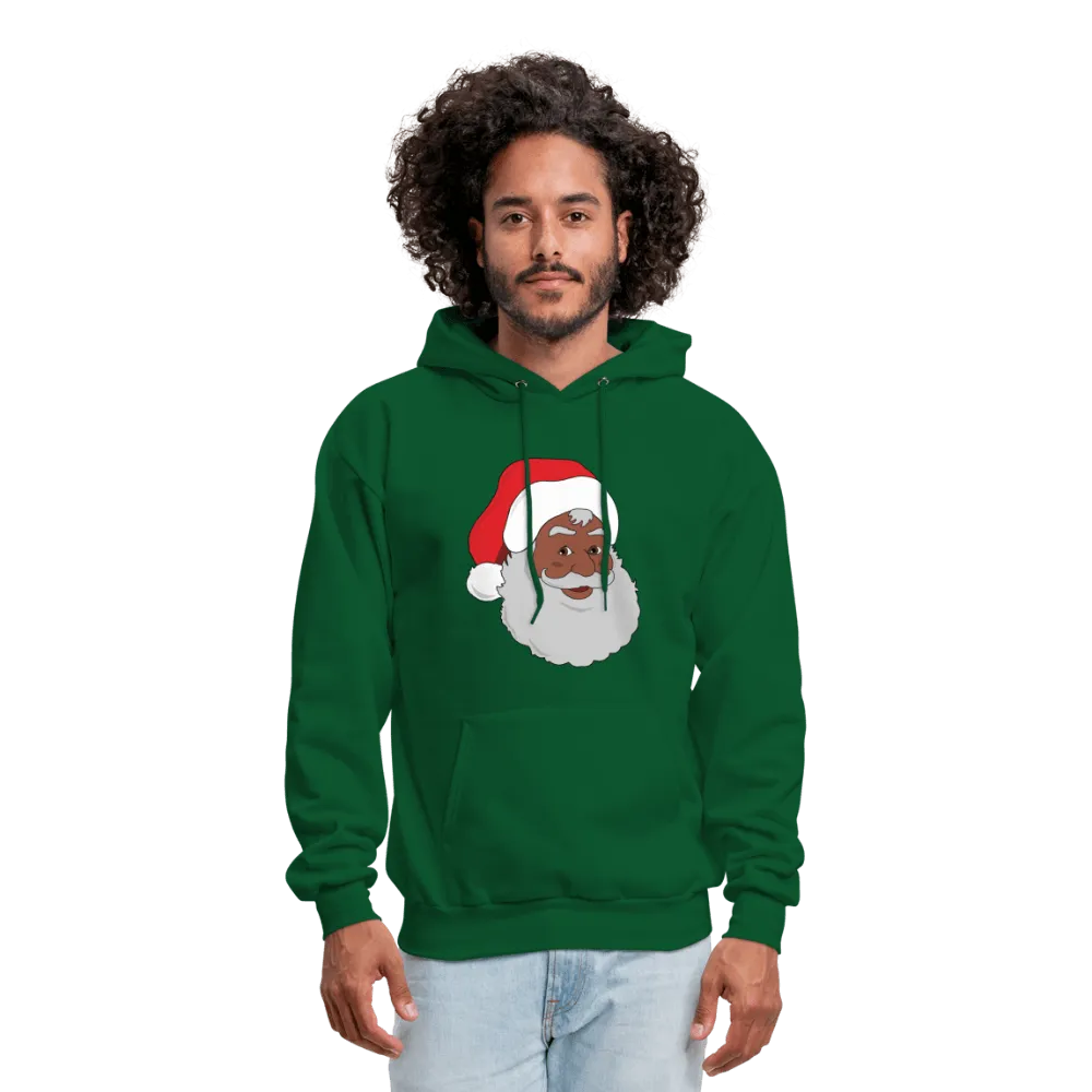Black Santa Unisex Hoodie (Style 2)