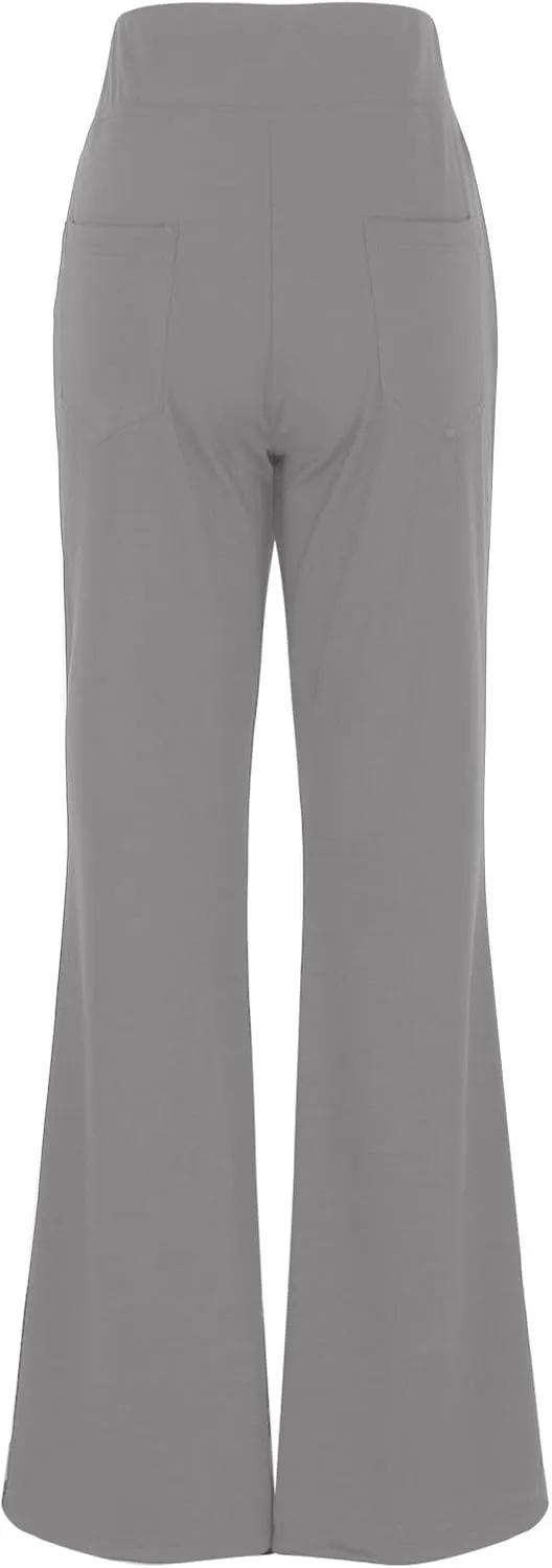 Bootcut Dress Pants for Women,High Waisted Straight Business Pant,Casual Work Trouser,Pull On Office Slacks with Pockets 2025