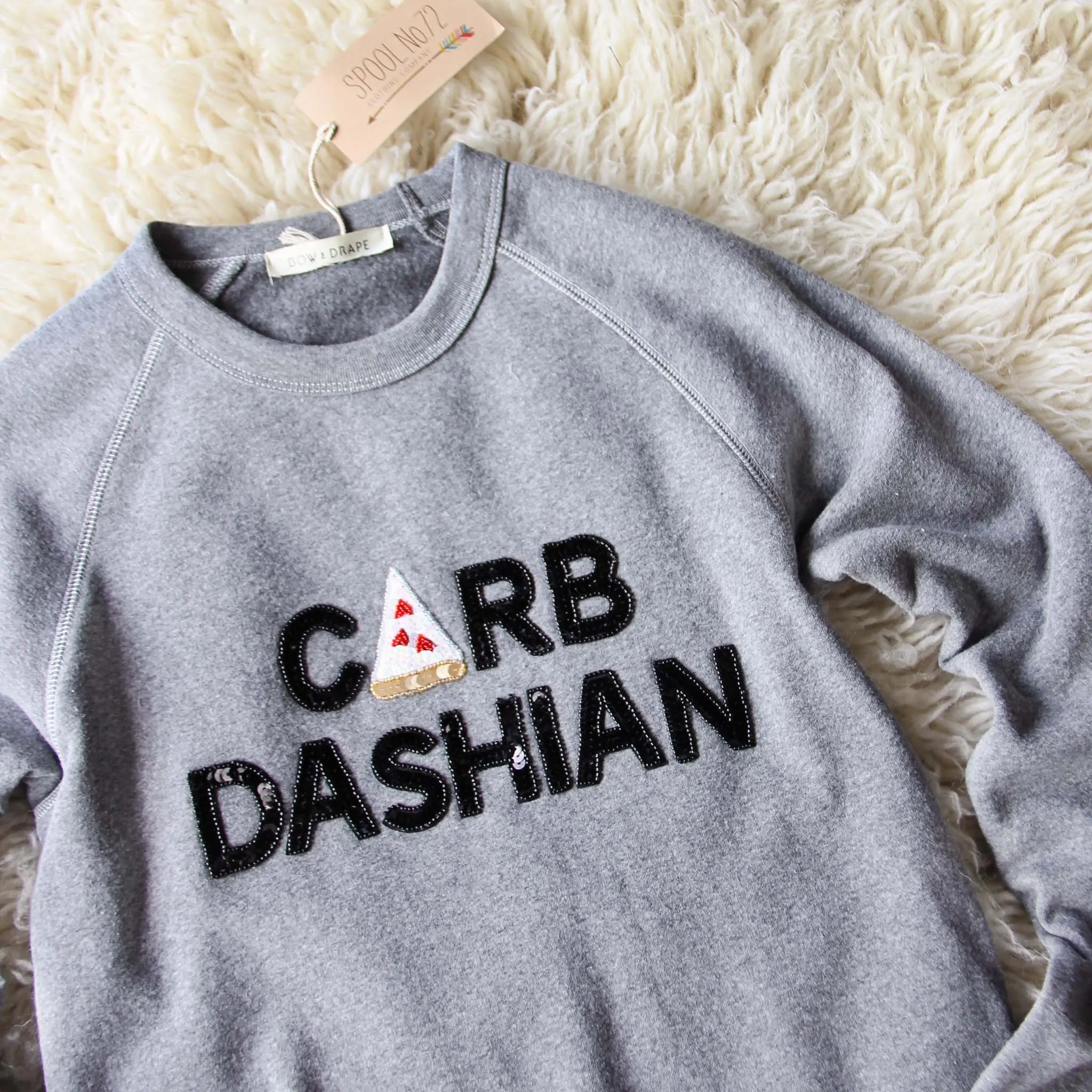 Bow & Drape Carb Dashian Sweatshirt