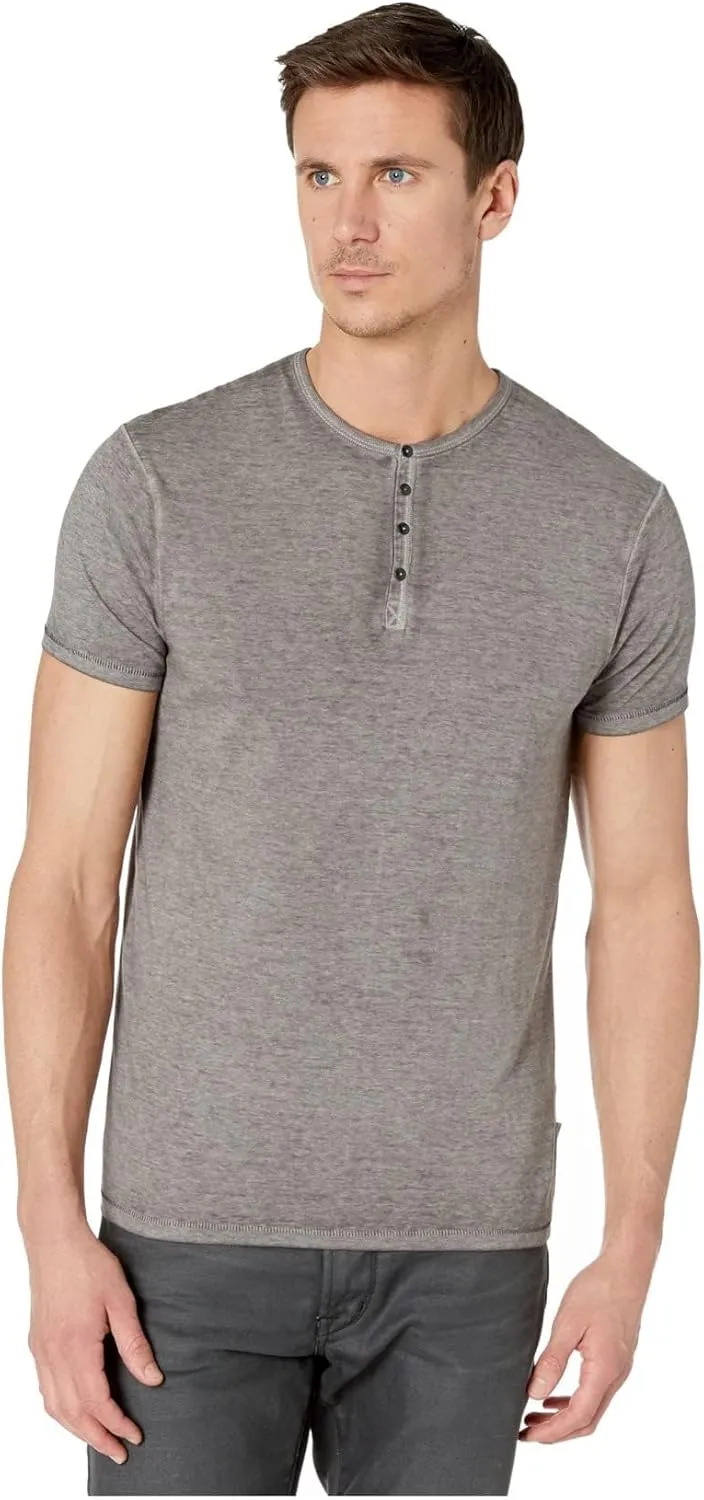 Buffalo David Bitton Men's Short Sleeve Kasum Henley