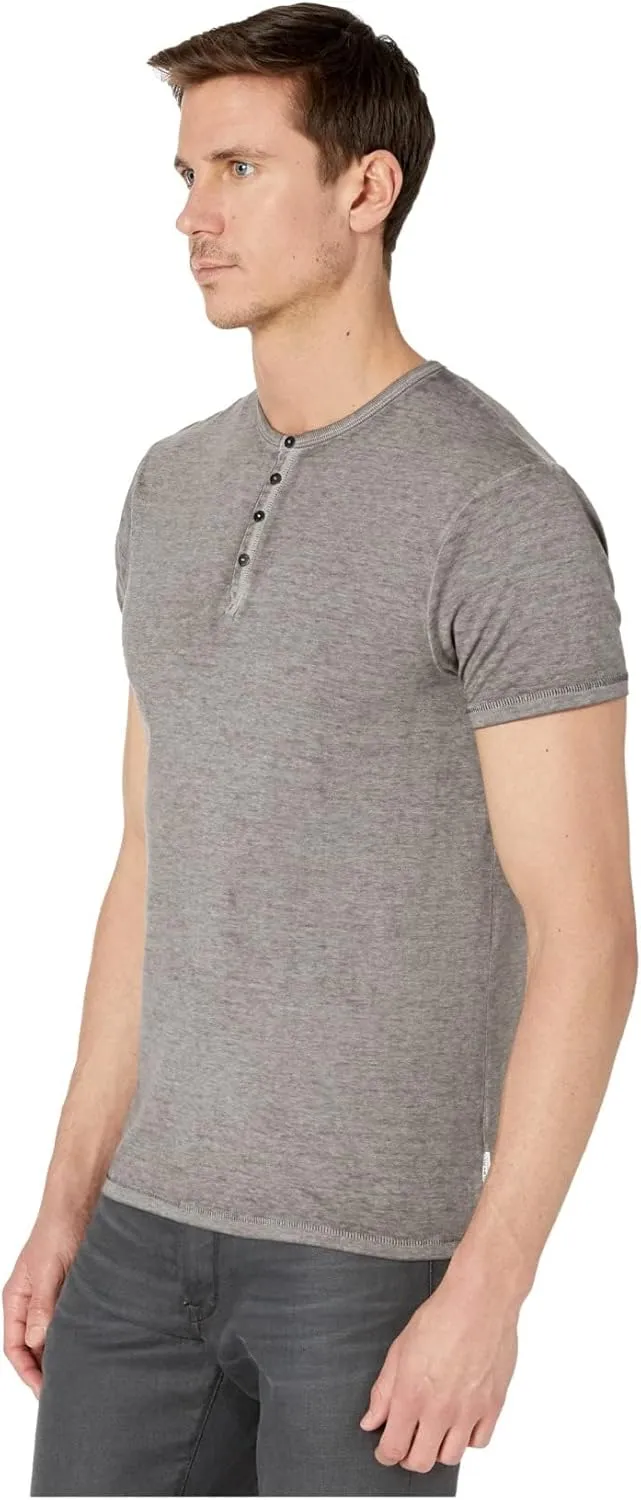 Buffalo David Bitton Men's Short Sleeve Kasum Henley