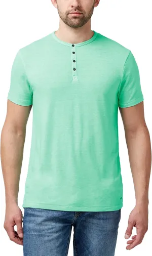 Buffalo David Bitton Men's Short Sleeve Kasum Henley