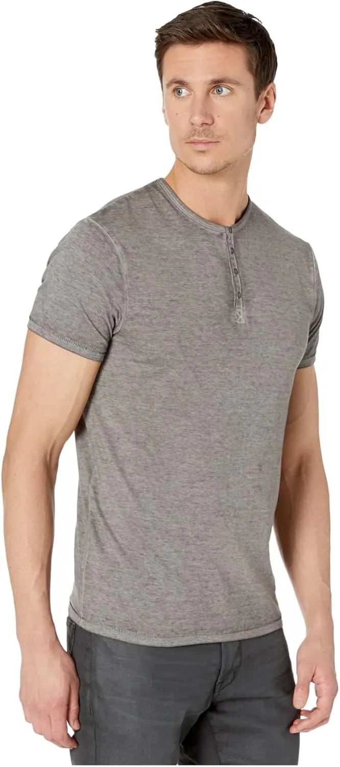 Buffalo David Bitton Men's Short Sleeve Kasum Henley