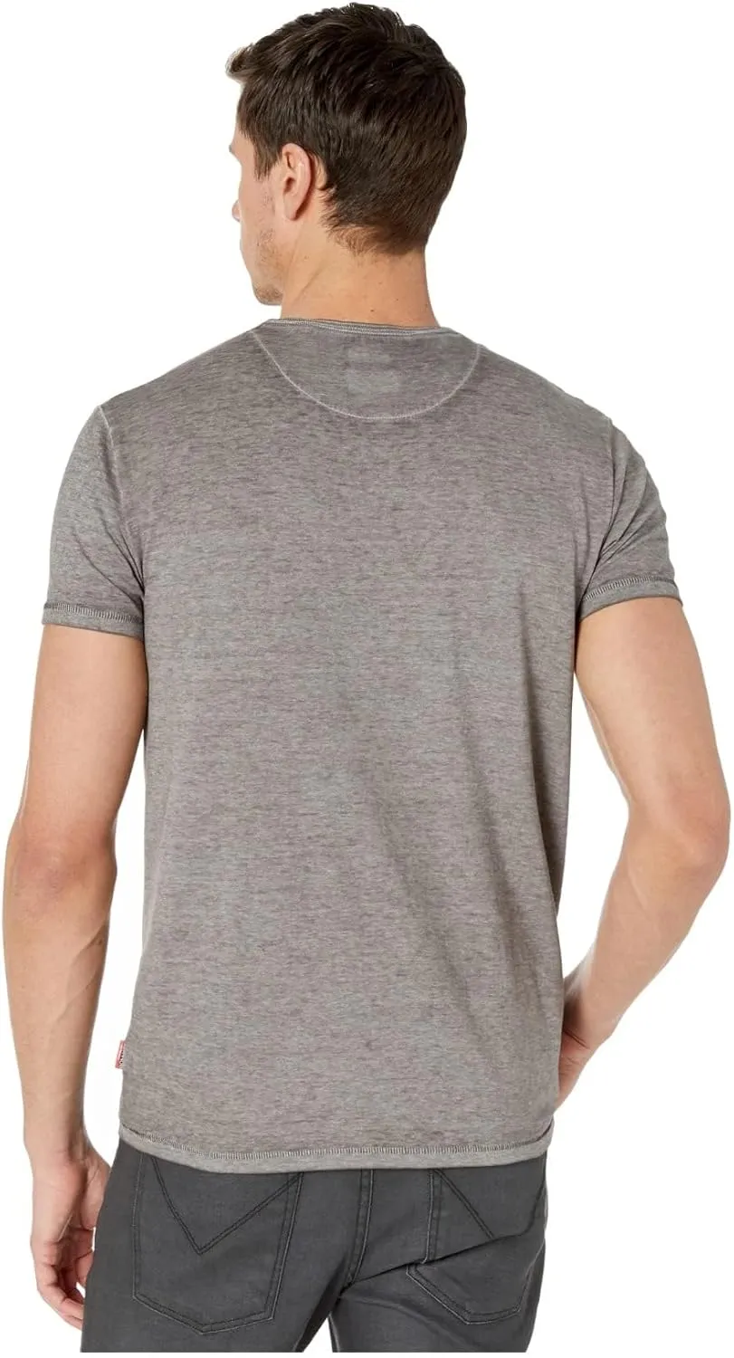 Buffalo David Bitton Men's Short Sleeve Kasum Henley