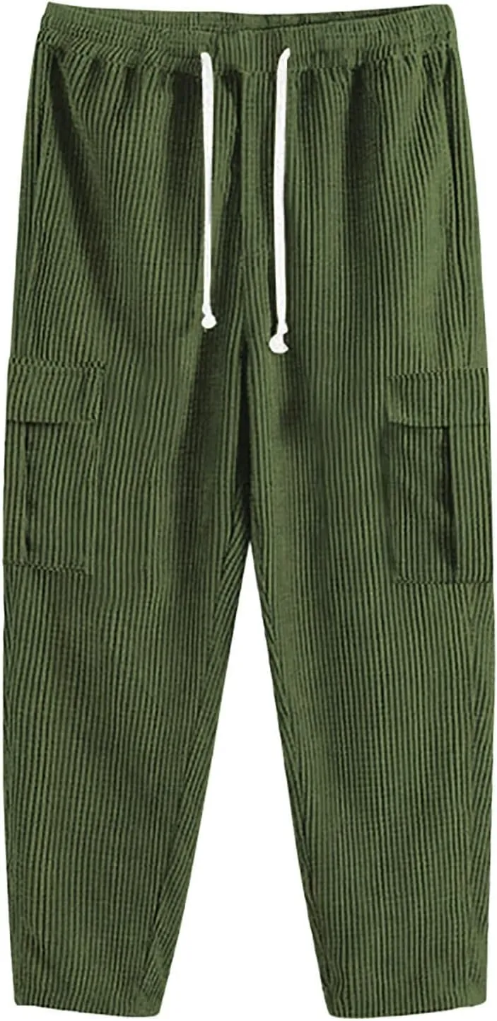 Cargo Pants for Men,Mens Casual Fashion Joggers Sports Pants Cotton Pants Gym Sweatpants Trousers Long Pant