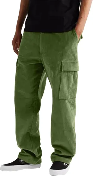 Cargo Pants for Men,Mens Casual Fashion Joggers Sports Pants Cotton Pants Gym Sweatpants Trousers Long Pant