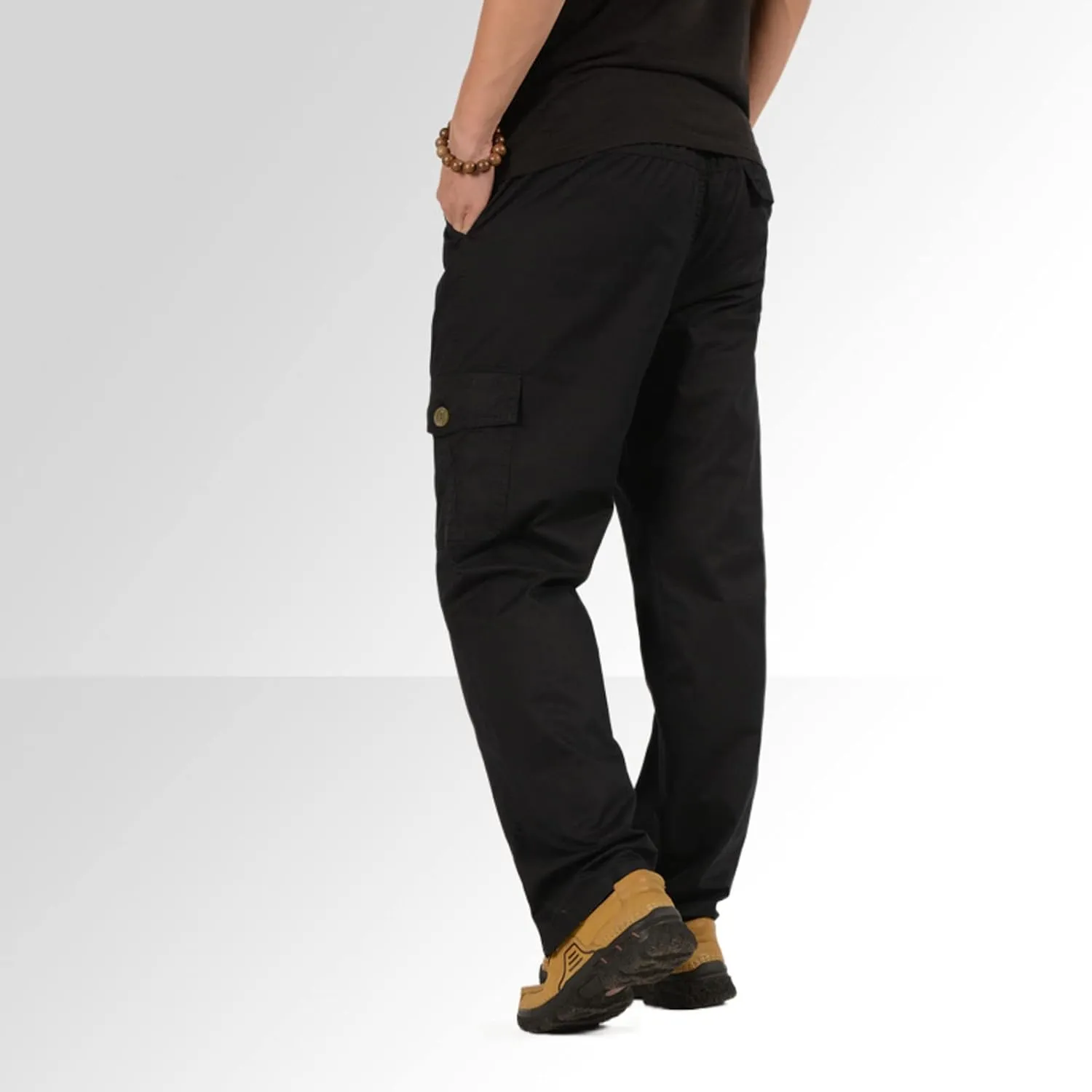 Cargo Pants for Men,Mens Pants Cargo Joggers Fleece Sweatpants Casual Pant with Pockets Chino Slim Fit Trousers