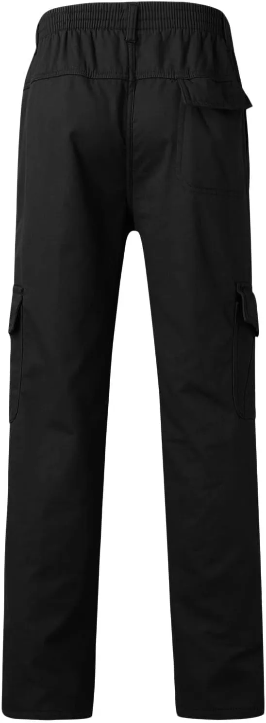 Cargo Pants for Men,Mens Pants Cargo Joggers Fleece Sweatpants Casual Pant with Pockets Chino Slim Fit Trousers