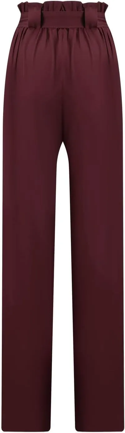 Cargo Pants Women's High Waist Tie Up All Match Casual Corset Women's Trousers Long Pants