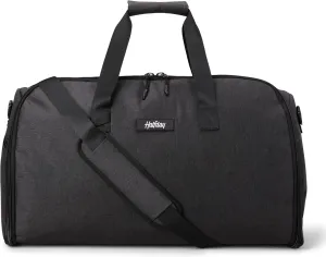 Convertible Garment Duffel Bag 45L  2-in-1 Carry-On Suit Travel Bag with Wrinkle-Free Hanging Compartment, Shoe Pockets & Trolley Sleeve  Weekender for Business Trips, Weddings & Getaways  Shadow