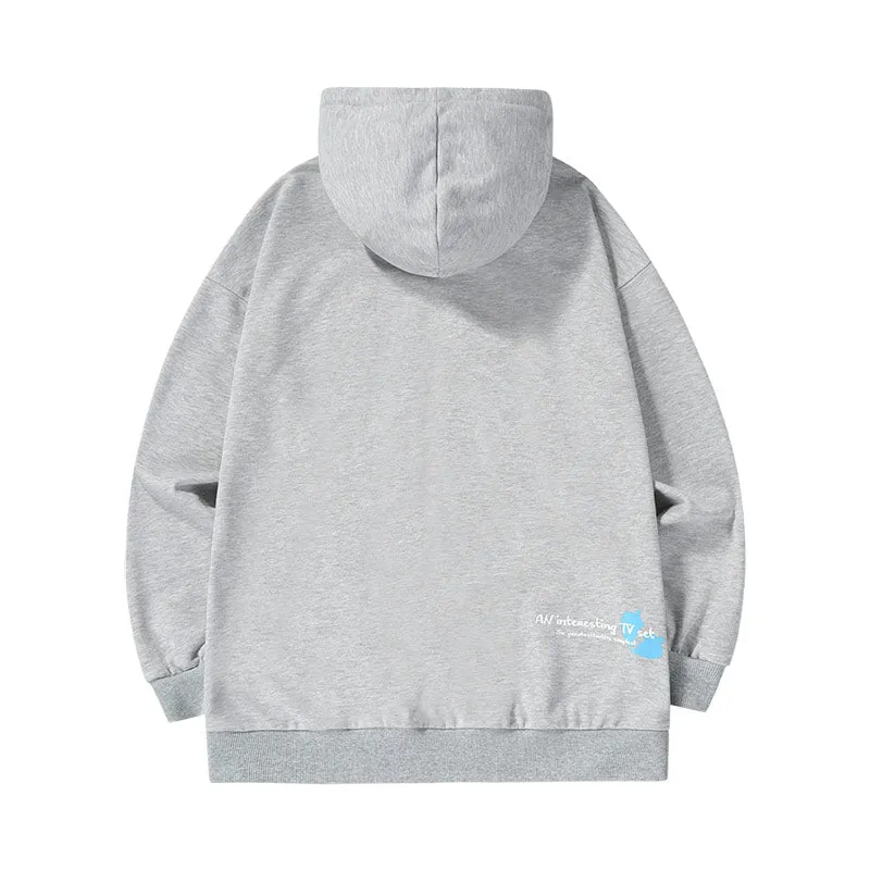 Creative Band-Aid Love letter print couple hoodie