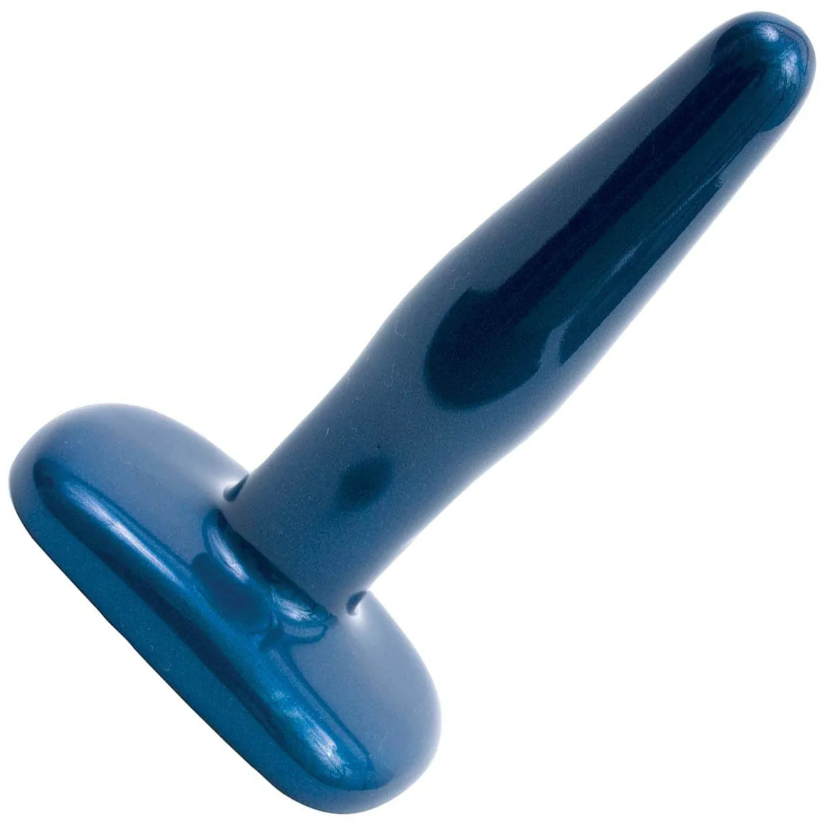 Doc Johnson Pretty Ends Butt Plug Iridescent Blue Small