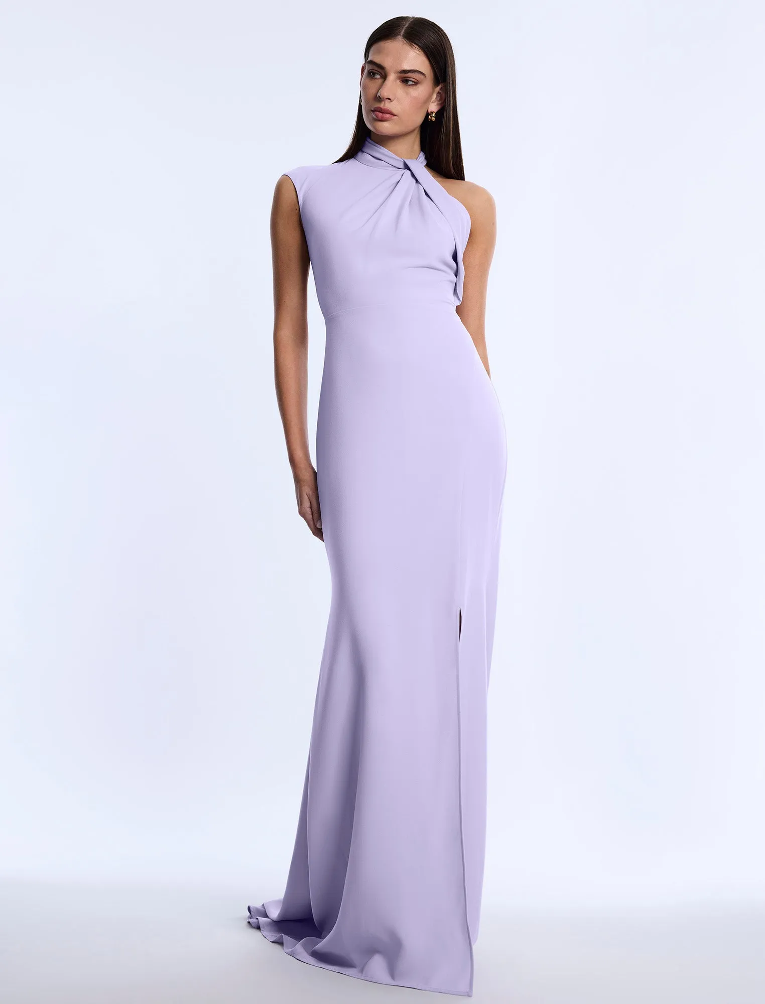 Drape Neck Gown