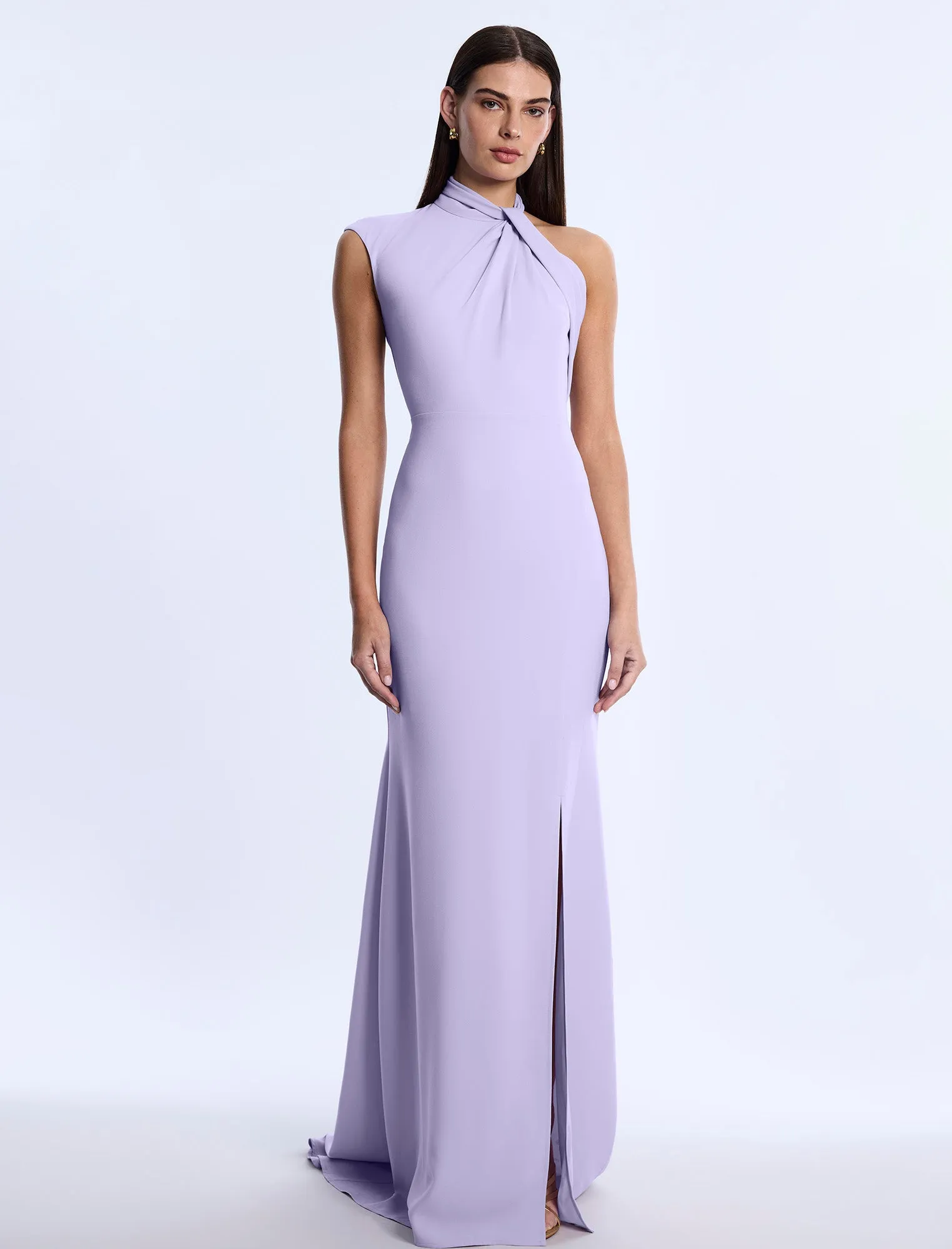 Drape Neck Gown