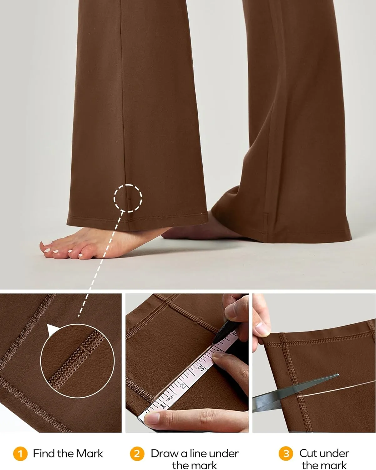 Ewedoos Bootcut Yoga Pants with Pockets for Women Wide Leg Pants Woman High Waisted Stretchy Work Pants for Yoga Workout