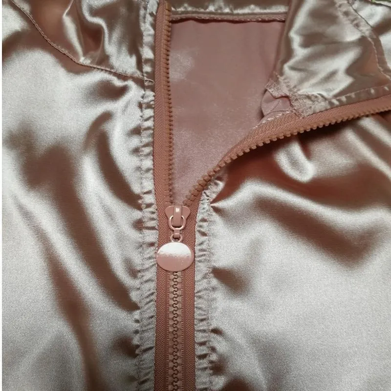 FashionSierra - Women's fashion tracksuit zipper sweatshirt and pants set for fall/winter