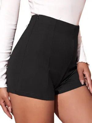 Floerns Women's Casual High Waist Skinny Shorts with Pocket