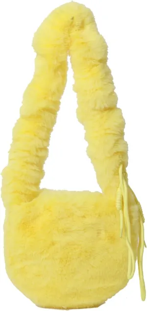Fluffy Shoulder Bag, Winter Furry Tote Bag Faux Fur Purse Cloud Bag Fuzzy Handbags for Women