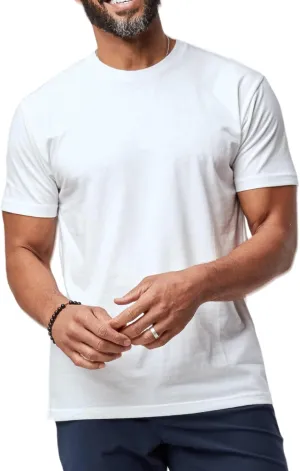 Fresh Clean Threads Crew Neck T-Shirt - Pre Shrunk Soft Fitted Premium Tee - Mens T- Cotton Poly
