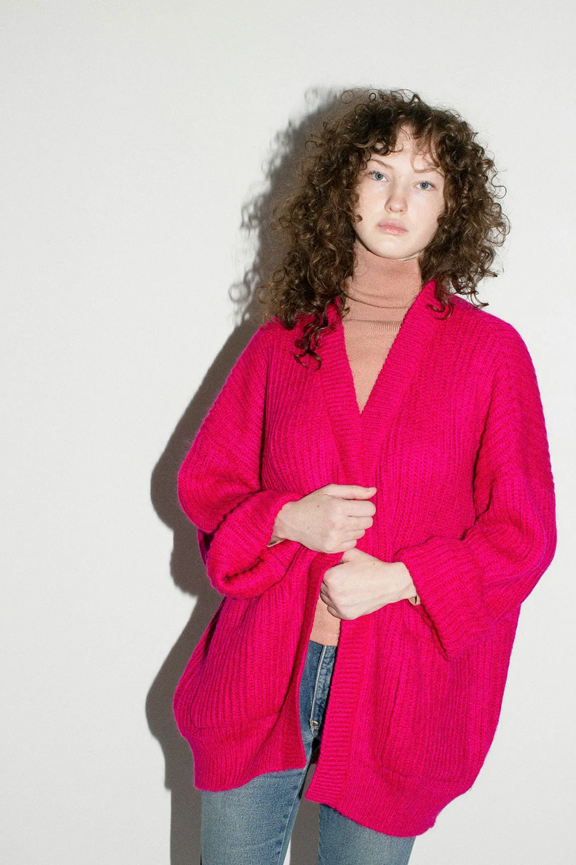 Fuchsia XXL Bruno Cardigan