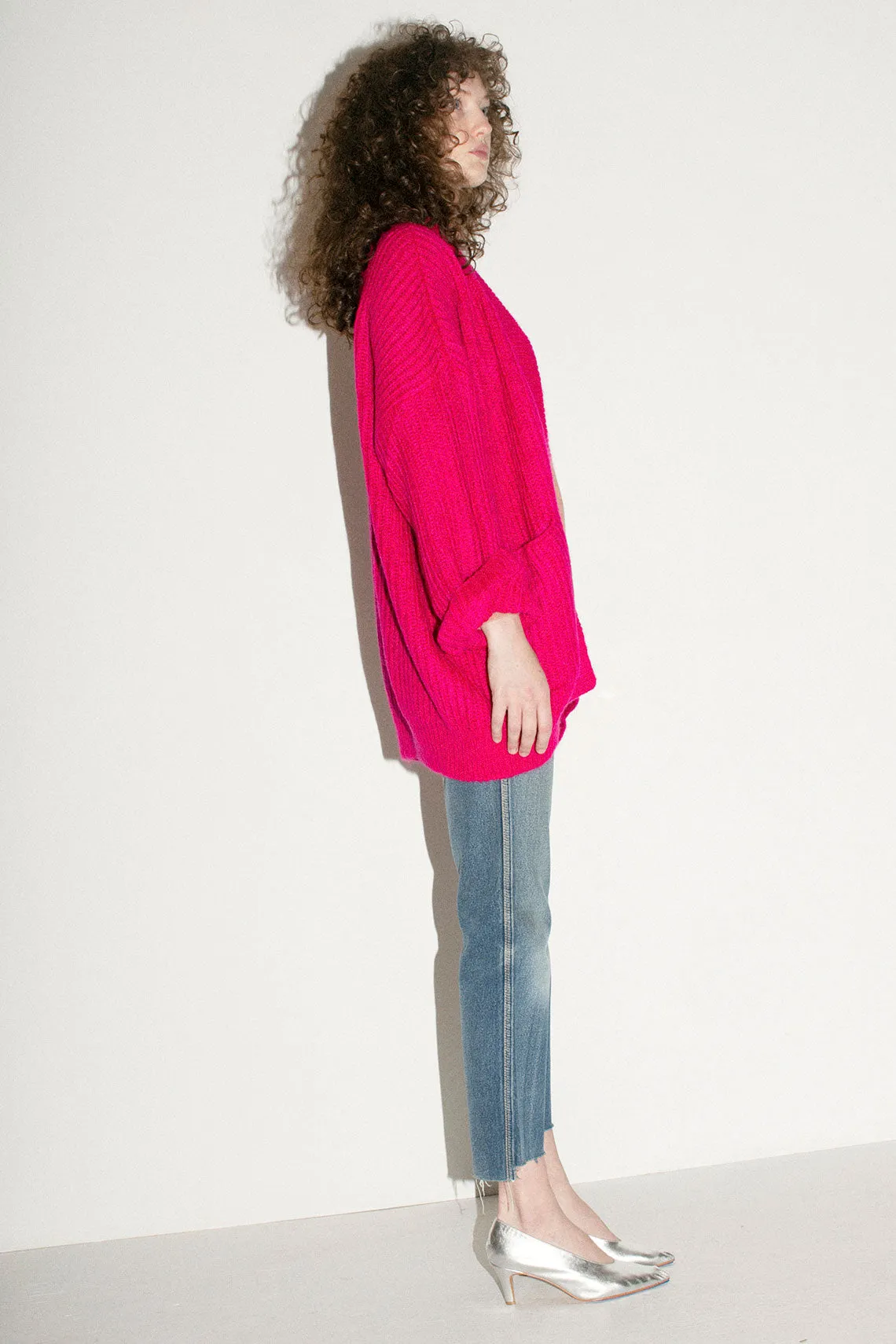 Fuchsia XXL Bruno Cardigan