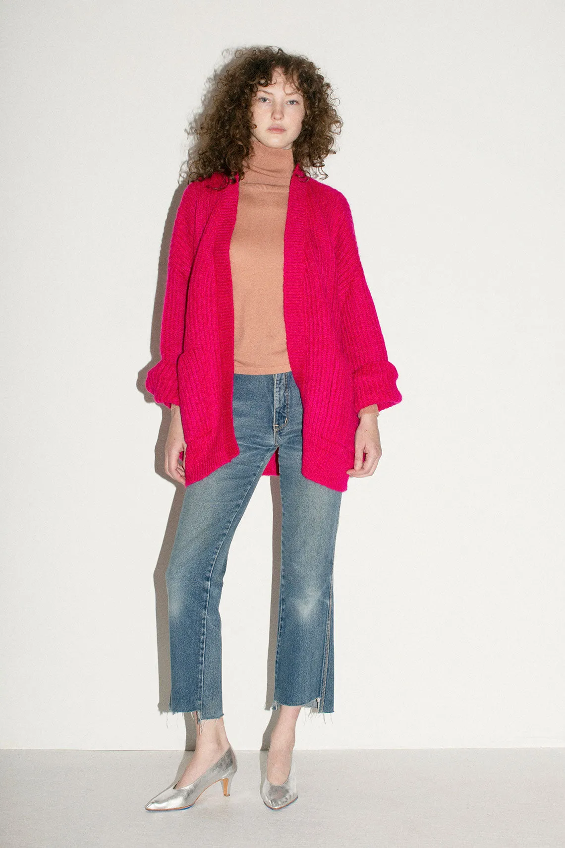 Fuchsia XXL Bruno Cardigan