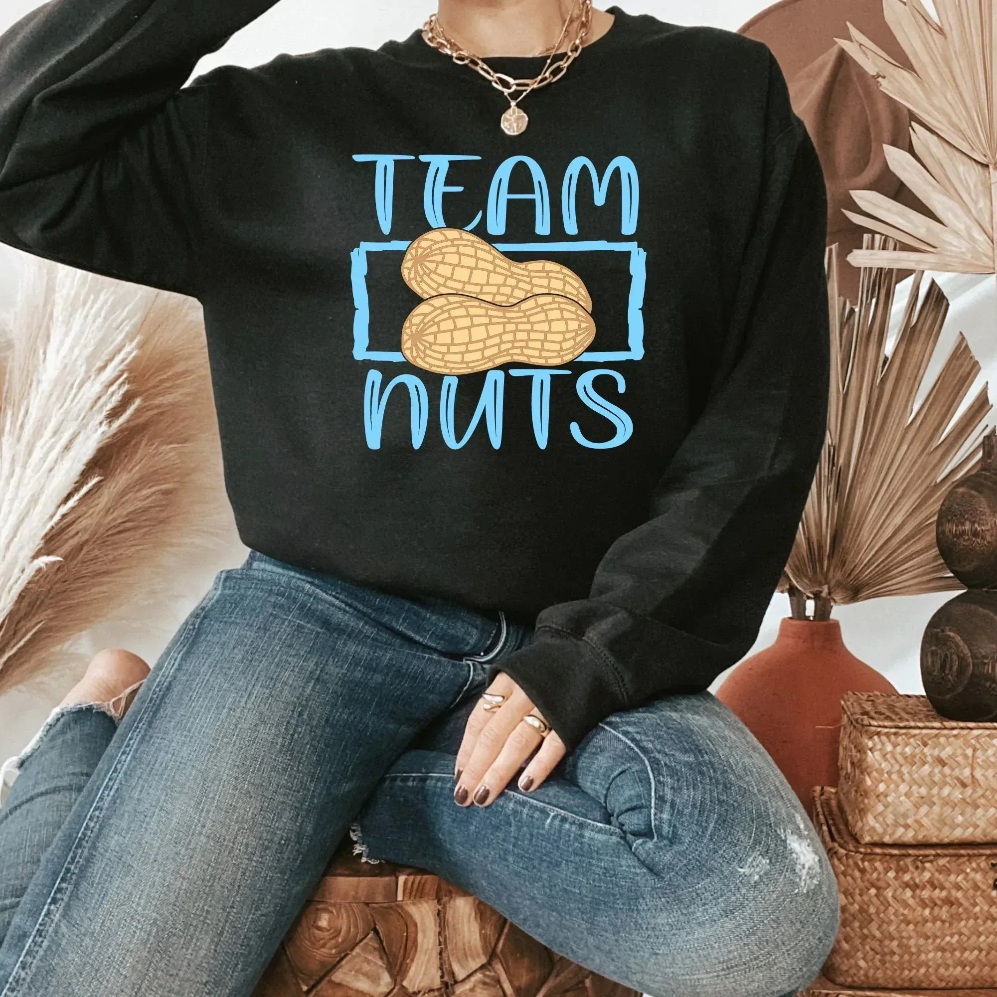 Gender Reveal Shirts, Reveal Group Party T-Shirt, Team Nuts, Team No Nuts, Pregnancy Reveal to Husband, Soon to Be Mom, New Baby Coming Soon