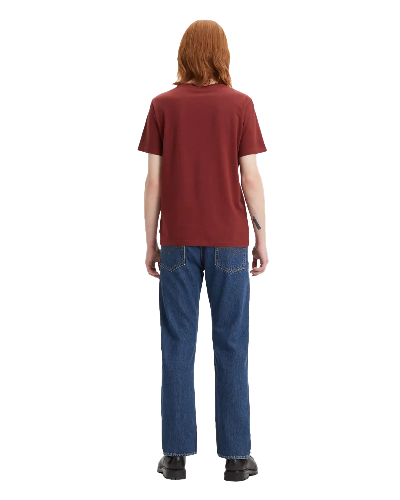 Graphic Crewneck T-Shirt in Port