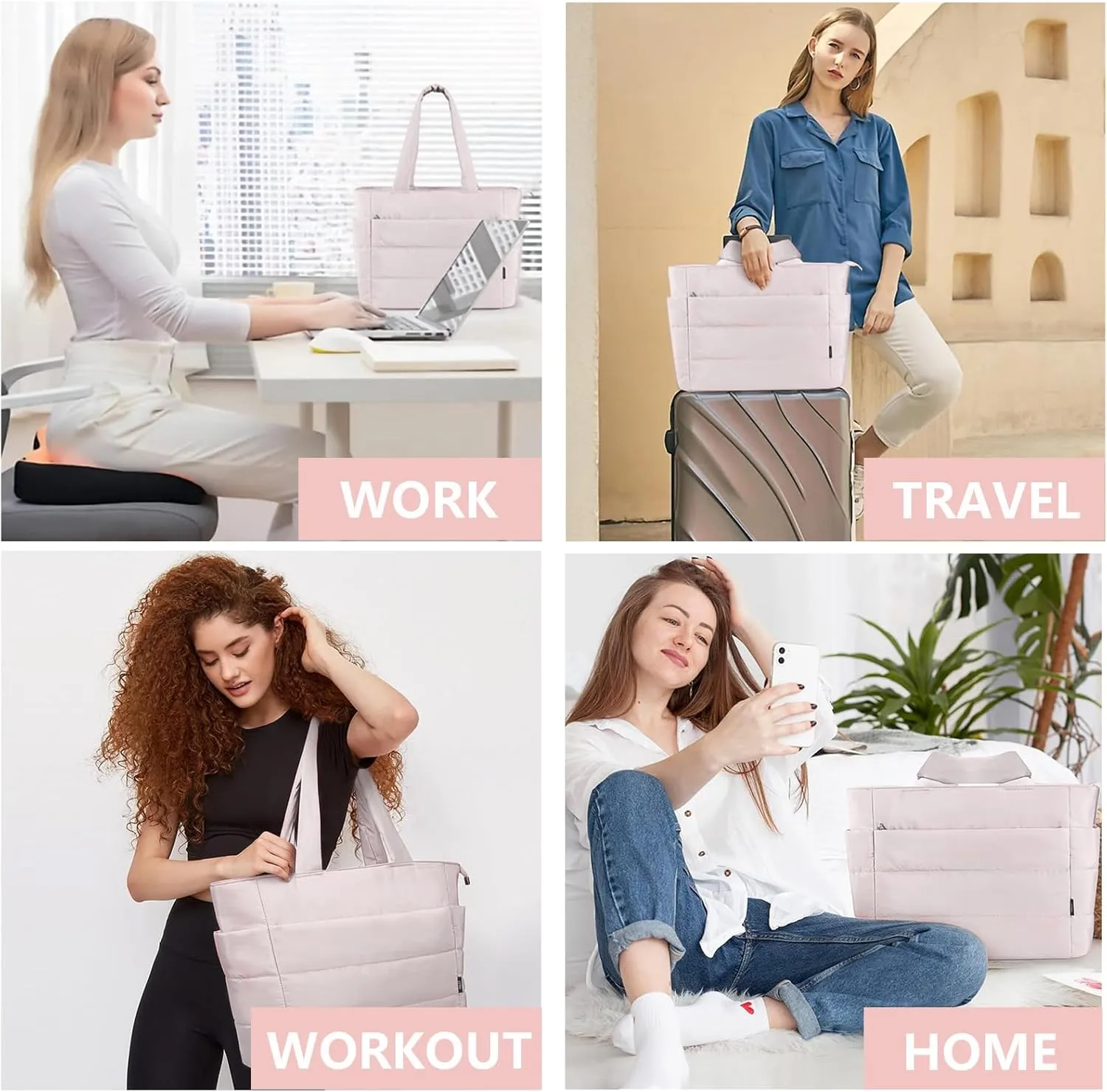 Handbags and Purses for Women Vegan Leather Tote Bag with Zipper Compartments Womens Shoulder Crossbody Satchel Bags