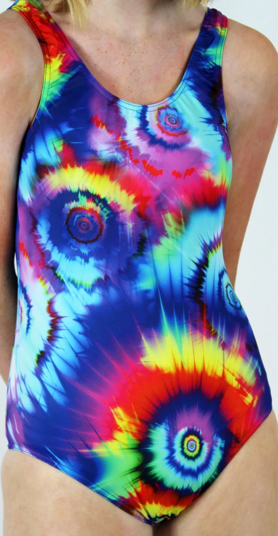 Hi Line Girls Tie Dye Swimsuit