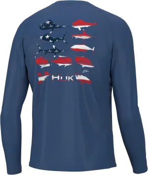 HUK Men's Kc Pursuit Long Sleeve, Sun Protecting Fishing Shirt