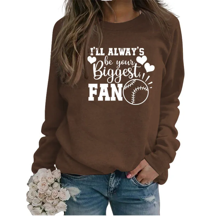 I'LL ALWAY'S BE YOUR CREW NECK LETTERS LOVE LOVE SLEEVE DRESS WOMEN
