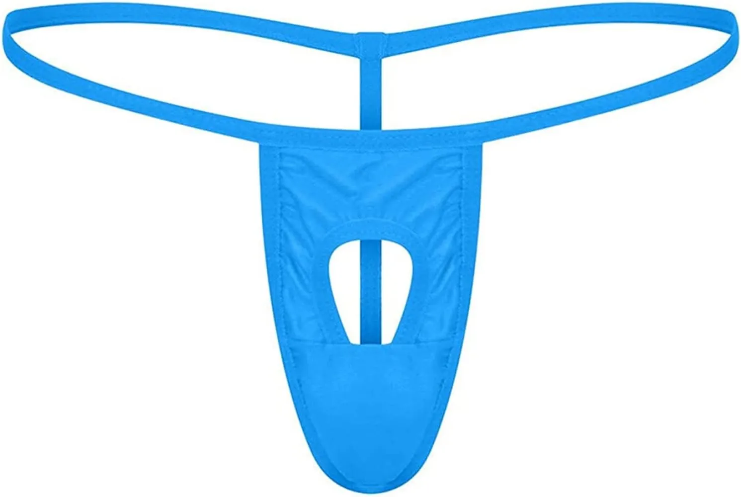 JEShifangjiusu Men's Sexy G-String Underwear Thongs Open Hole Bulge Pouch Briefs Panties T-Back Seamless Thong Underwear