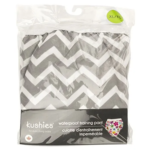 Kushies Baby Waterproof Training Pant 29-33 Pounds Grey Medium