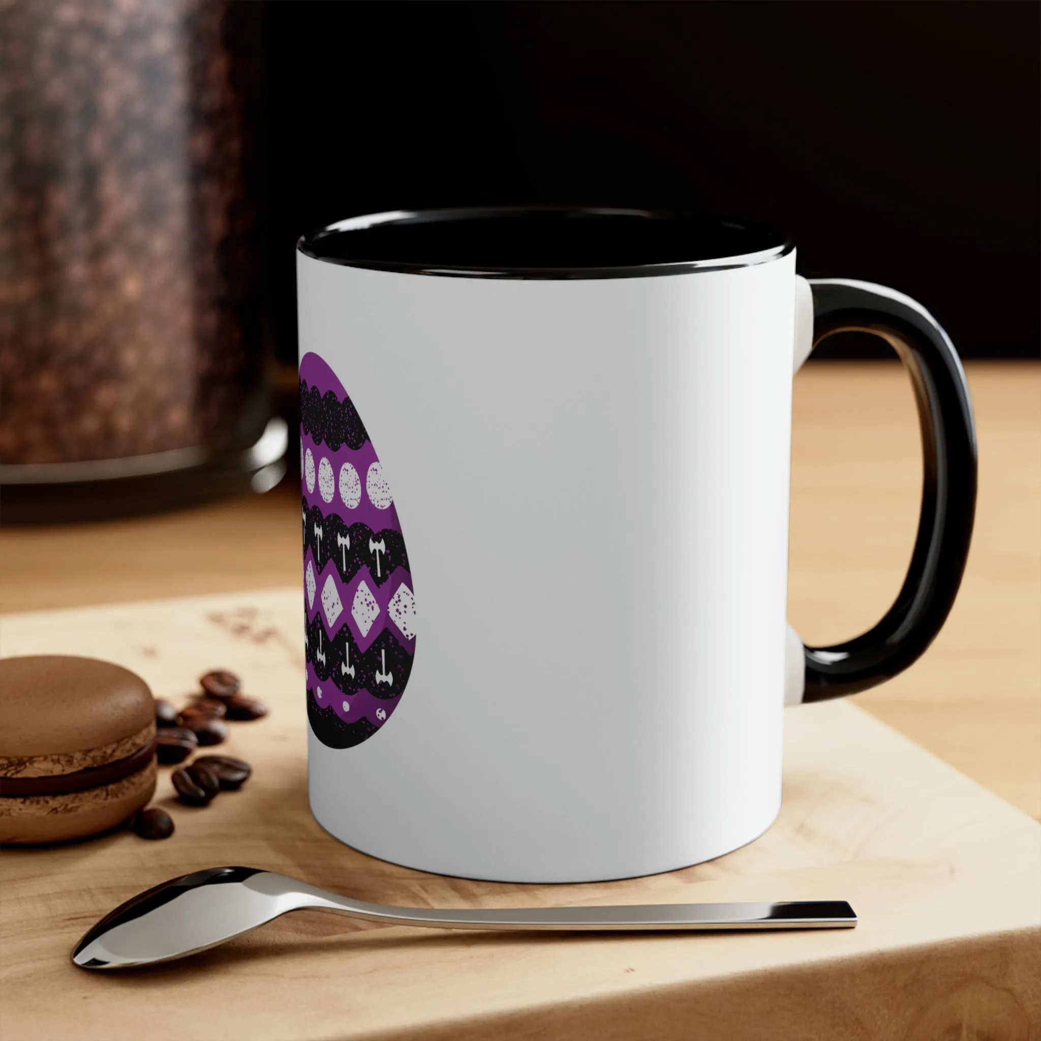 Labrys Lesbian Flag Accent Coffee Mug Easter Festival - Easter Egg