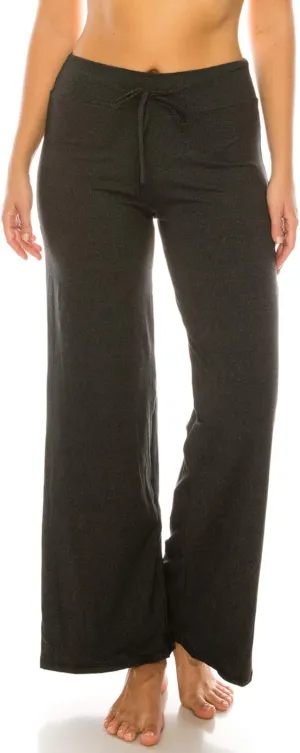 Leggings Depot Women's Drawstring Pajama Pants Wide Leg Casual Comfy Sleepwear for Lounge and Yoga