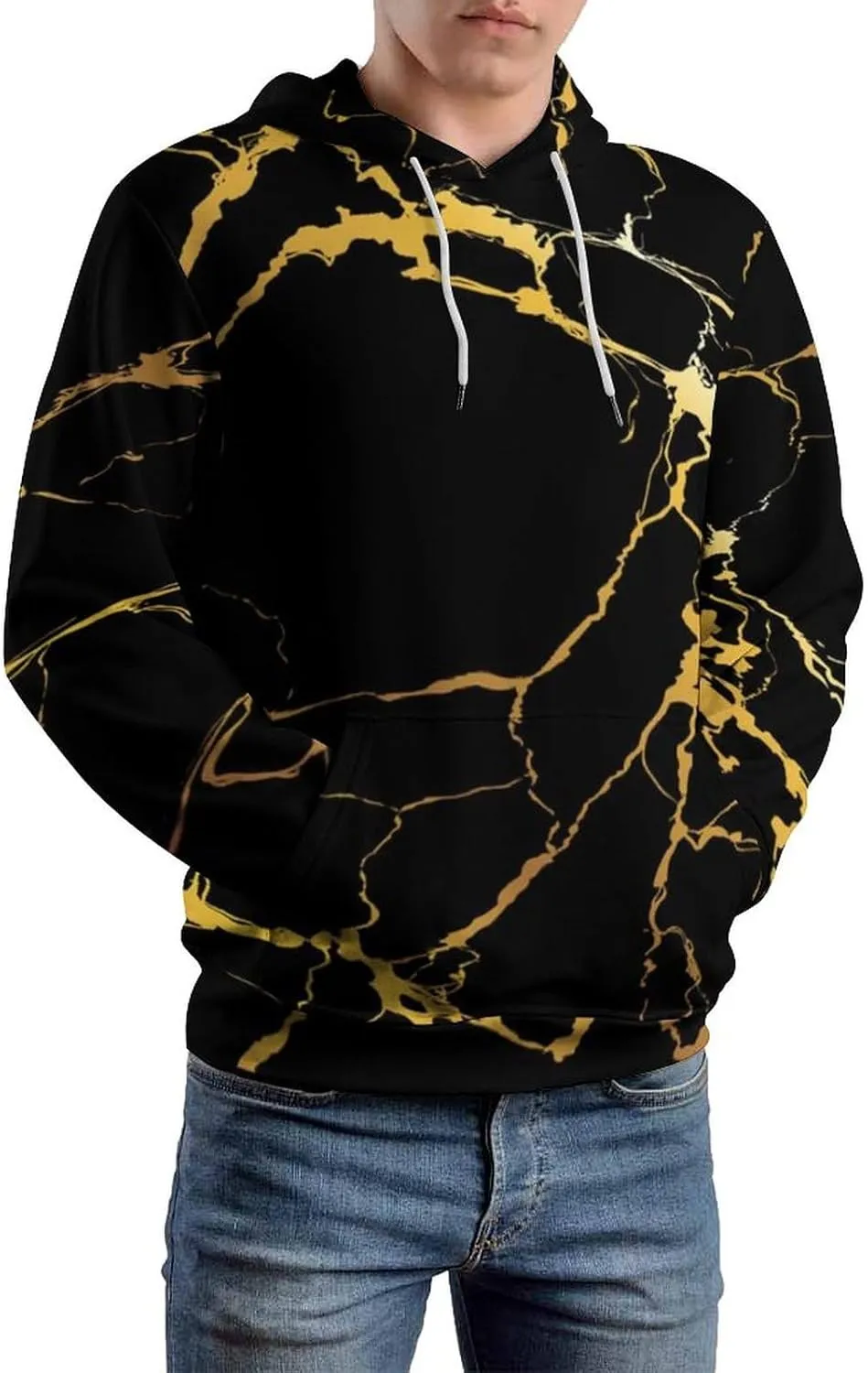 Long Sleeve Fashion Hoodie Pullover Sweatshirt Oversized Pockets Sweatshirts