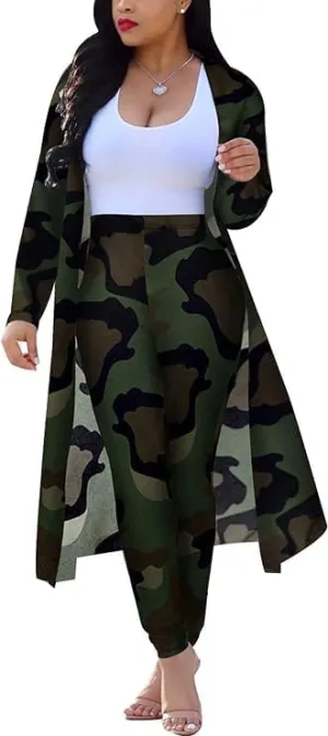 LROSEY Plus Size Sexy 2 Piece Pant Suits Outfits Sets Jumpsuits for Women