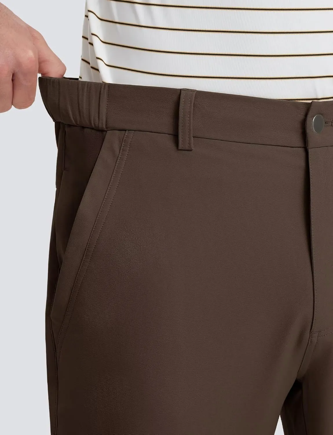 M MAELREG Golf Pants Men Lightweight with 5 Pockets - 30"/32"/34" Stretch Water-Resistant Casual Flat Front Mens Dress Pants