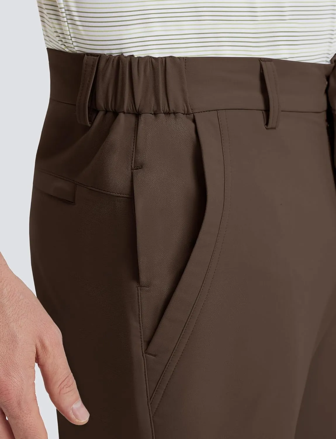 M MAELREG Golf Pants Men Lightweight with 5 Pockets - 30"/32"/34" Stretch Water-Resistant Casual Flat Front Mens Dress Pants