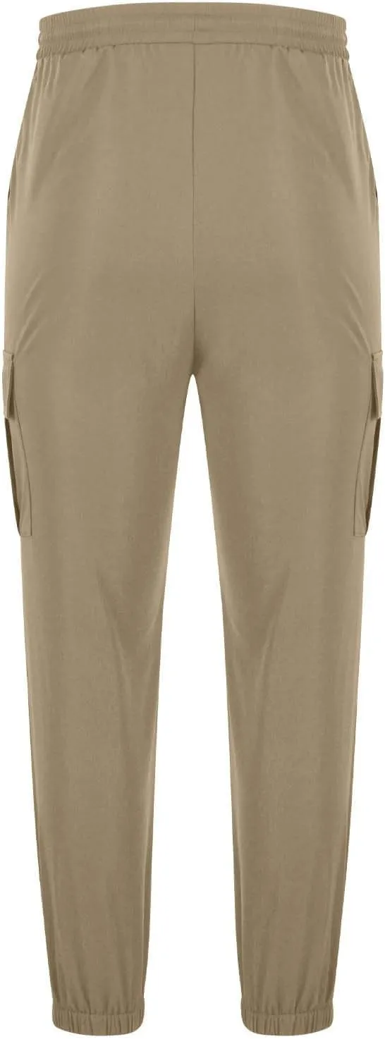 Men Joggers Pants with Pockets Slim Fit Baggy Chino Cinch Bottom Cargo Sweatpants Casual Workout Outdoor Sweat Pants