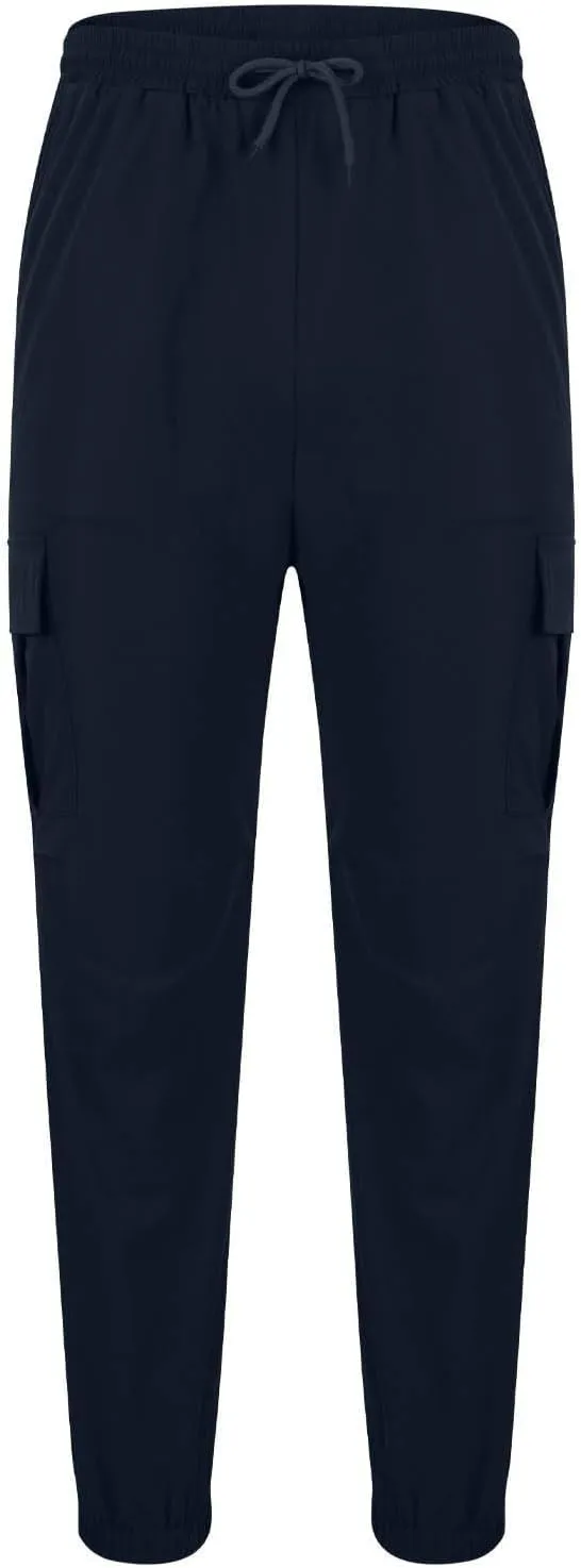 Men Joggers Pants with Pockets Slim Fit Baggy Chino Cinch Bottom Cargo Sweatpants Casual Workout Outdoor Sweat Pants