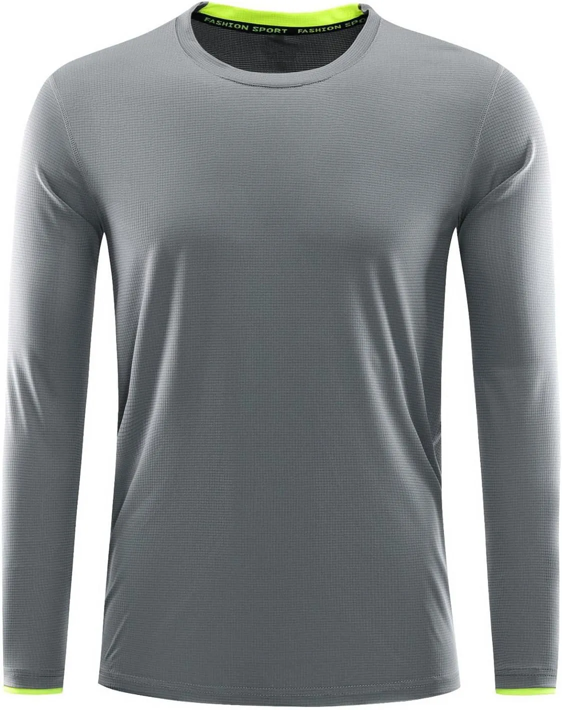 Men Shirts Quick Dry Athletic Long Sleeves for Men Crewneck Long Sleeves Top Workout Shirt Custom Your Design Print Your Logo