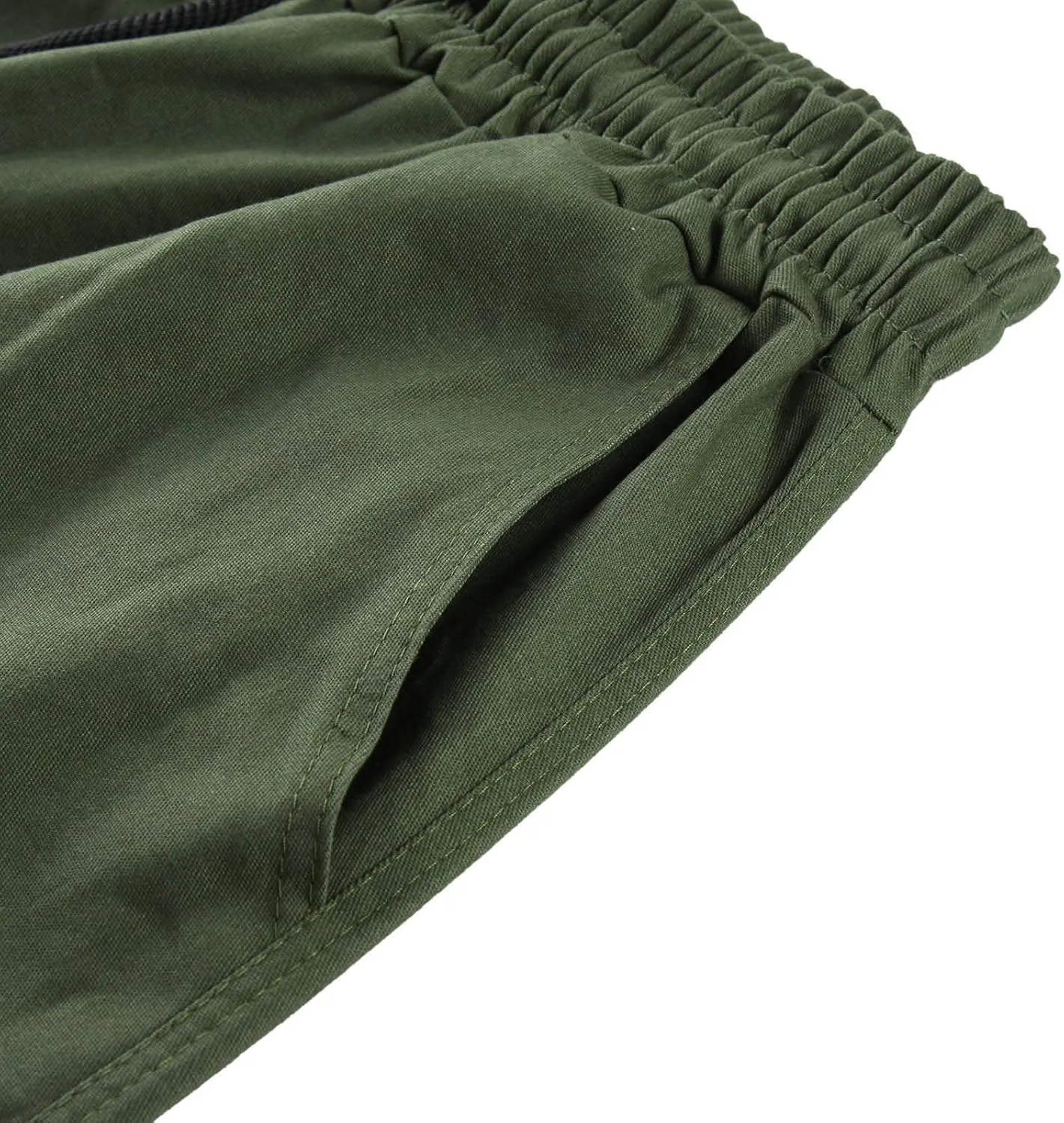 Mens Cargo Pants Twill Chino Pants Trousers Loose Fit Hiking Joggers Tapered Pants Athletic Sweatpants